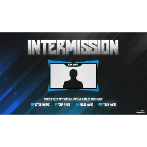 Заставки и оверлеи Twitch для Photoshop