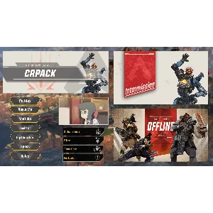 Заставки и оверлеи Twitch для Photoshop APEX Legends