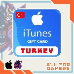 🍏iTunes Gift Card  10-5000 TL Турция АВТО 1TL=2.5 RUB