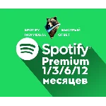 🟢🚀AUTO 1-12 SPOTIFY PREMIUM ЛИЧНАЯ💃ДУО👯‍♂️СЕМЬЯ🟢