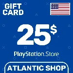 ⭐️Карта Пополнения PSN 25$ (USD) США