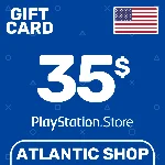 ⭐️Карта Пополнения PSN 35$ (USD) США