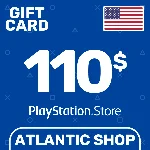 ⭐️Карта Пополнения PSN 110$ (USD) США
