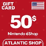 ⭐️Nintendo eShop 50$ (USD) США