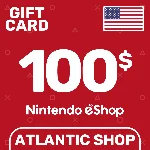 ⭐️Nintendo eShop 100$ (USD) США