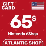 ⭐️Nintendo eShop 65$ (USD) США