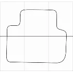 ALFA ROMEO 147 2000-10 Электронные лекала автоковриков