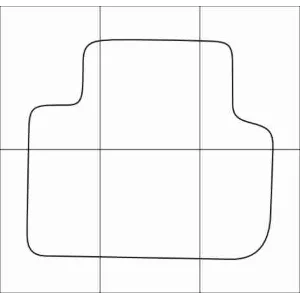 ALFA ROMEO 147 2000-10 Электронные лекала автоковриков