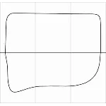 AUDI 100 1990-1994 Лекала автоковриков, векторные