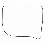 AUDI 100-A6 1994-1997 Лекала автоковриков, векторные