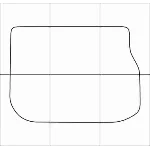 AUDI A4 1995-2000 Лекала автоковриков, векторные