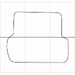 AUDI A4 2000-2008 Лекала автоковриков, векторные