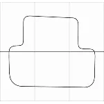 AUDI A4 2008-- Лекала автоковриков, векторные