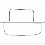 AUDI A5-S5 Coupe 2007-- Лекала автоковриков, вектор