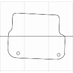 AUDI A6 2004-2011 Лекала автоковриков, векторные
