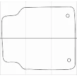 AUDI A8 2010-- Лекала автоковриков, вектор