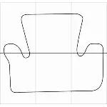 AUDI Q5 2009-- Лекала автоковриков, вектор