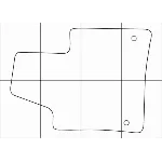 AUDI Q7 2006-2015 Лекала автоковриков, вектор