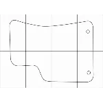 AUDI TT 2006-- Лекала автоковриков, векторные