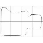 BMW 5 F 10 2010-- Лекала автоковриков, векторные