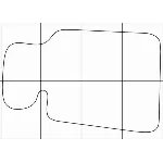 BMW 5 Е-34 1988-1996 Лекала автоковриков, векторные