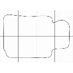 BMW 7 E-38 1994-2001 Лекала автоковриков, векторные