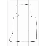 BMW Х1 2009-- Лекала автоковриков, векторные