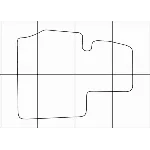BMW Х3 F-25 2010-- Лекала автоковриков, векторные
