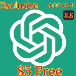 💯🔺Бесплатный счет ChatGPT $0 + ключ API | Free email✅