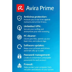 Avira Prime 3 месяца для 5 устройств