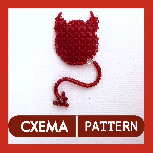 Схема для бисера: Демон 👹 RU|EN