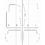 ALFA ROMEO 147 2000-201 Электронные лекала автоковриков