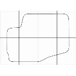 CITROEN C 4 2004-2011 Лекала автоковриков, вектор