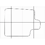 CITROEN C 5 2004-2007 Лекала автоковриков, вектор