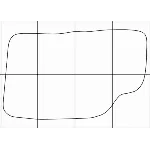DAEWOO ESPERO 1990-1997 Лекала автоковриков, вектор