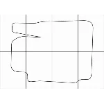 FORD FIESTA 2008-- Лекала автоковриков, вектор