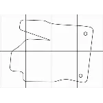 FORD FOCUS III 2011-- Лекала автоковриков, вектор