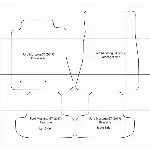 Ford_Mustang_GT_2017 Лекала автоковриков