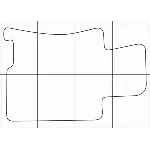 HONDA ACCORD 2008-2013 Лекала автоковриков