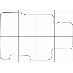 HONDA CIVIC 4D sedan 2006-2012 Лекала автоковриков