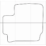 HONDA CIVIC 5D hatch 2012-- Лекала автоковриков