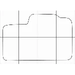 HONDA CR-V 2002-2005 Лекала автоковриков
