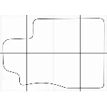HONDA CR-V 2012-15 Лекала автоковриков