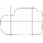 HONDA HR-V 2002-- Лекала автоковриков