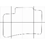 HYUNDAI ELANTRA 2000-2006 Лекала автоковриков