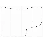 HYUNDAI ELANTRA 2006-2011 Лекала автоковриков