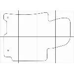 HYUNDAI ELANTRA 2011-16 Лекала автоковриков