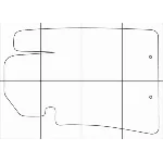 HYUNDAI GENESIS 2009-- Лекала автоковриков