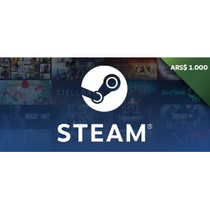 💵 STEAM ARGENTINA WALLET TOP-UP 1000 - 2000 ARS  💵
