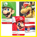 ⭐️ВСЕ КАРТЫ⭐🇷🇸Nintendo Gift Card 15-150 EUR (Сербия)